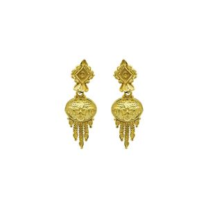 Wholesale Fashion Jewelry 14K 18K 24K Micron Gold Filled Brass Forming Short Necklaces Traditional & Festival Wear Necklaces Set - Product Image 4