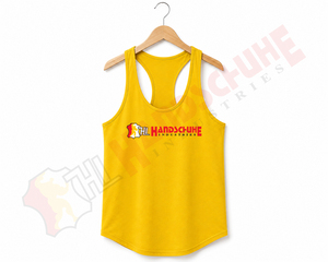 เสื้อกล้ามผู้ชายสีเหลืองแบบ Racerback พิมพ์ลายโลโก้ THL Handschuhe Industries ด้านหน้า สไตล์ลำลอง ผ้าถัก ระบายอากาศได้ดี บริการ OEM/ODM - Product Image 5