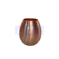 Verre à boire en cuivre moderne et écologique, grande capacité, eau saine, design élégant, portable, pour la maison, le restaurant, les mariages