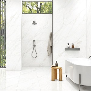 กระเบื้องพอร์ซเลนเคลือบเงา Calcutta Caldria ขนาด 600x1200 มม. สำหรับปูพื้นและผนังภายใน ดีไซน์ทันสมัย ติดตั้งง่าย เหมาะสำหรับห้องนอนและห้องนั่งเล่น - Product Image 1