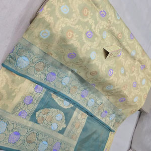 Sari en soie jaal buta meena sona rupa - Product Image 1