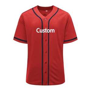 Camiseta de Béisbol Personalizada con Botones, Estilo Deportivo, 100% de los Mejores Materiales, Proveedor Directo de Pakistán, Ropa Deportiva 2026 - Product Image 3