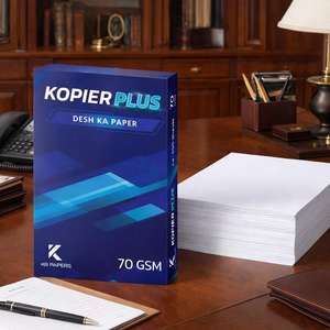 Papel de Copiadora Blanco A4 de Calidad de Exportación, 70 GSM, Papel de Impresión Profesional Multiusos para Oficina y Escuela, Disponible al Mejor Precio - Product Image 1