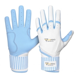 New Custom Long Cuff Baseball Batting Gloves Professional Manufacturer Goatskin Leather Softball Batting Gloves Good For batting - Product Image 6