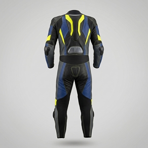 Traje de Motociclismo Profesional de Cuero Vacuno con Protección CE, Unisex, Transpirable, Personalizable, para Todas las Estaciones, de una Pieza, para Seguridad en la Pista - Product Image 4