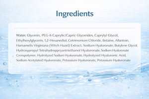 Agua Limpiadora Hidratante y Calmante con Ácido Hialurónico y Hamamelis para Piel Sensible, Desmaquillante - Product Image 4