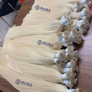 Extensiones de Cabello Vietnamitas al por Mayor, Cabello Humano Virgen 100%, Textura Lisa, Color Rubio - Product Image 5