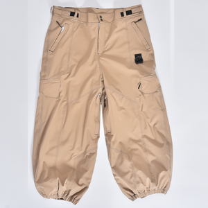 Pantalon de neige imperméable unisexe, respirant, style cargo pour le ski en plein air, avec évents, passants de ceinture et poches utilitaires - Product Image 1