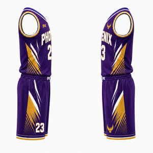 Premium Basketball Uniform Jersey <b>Shorts</b> Set Sublimation Custom Design Sportswear Breathable Fabric for Professional Teams - Product Image 4