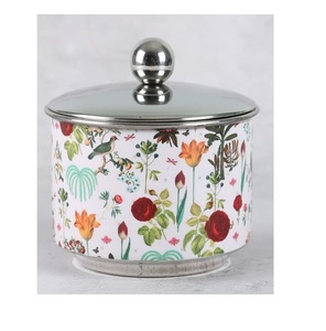 Bol à chocolat décoratif en métal écologique Royal Look avec couvercle, bol à fruits en aluminium à prix abordable - Product Image 1