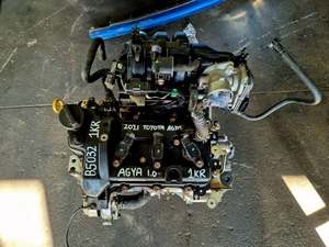 Conjunto de Motor de Gasolina 1KR Usado, Cilindrada de 1.0L, 67-72 HP, Torque de 91-94 Nm, Garantía de 12 Meses para Reparación Automotriz - Product Image 5
