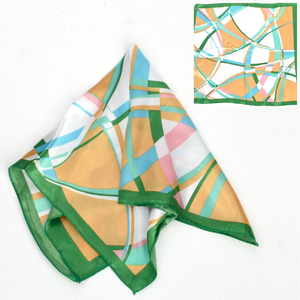 Echarpes carrées élégantes de haute qualité, tissu léger, impression numérique personnalisée, accessoires stylés pour femmes - Product Image 5