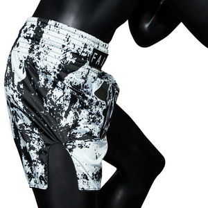 Pantalones Cortos de Muay Thai con Diseño de Logotipo Personalizado de Alta Calidad en Oferta, Ropa de Boxeo Estampada Resistente para Adultos en Pantalones Cortos de Lucha MMA - Product Image 4
