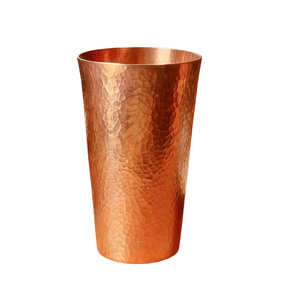 Vaso de Cobre Puro de Alta Calidad con Diseño Martillado, Hecho a Mano, Pulido, para Bebidas de Lujo y Ecológicas - Product Image 3