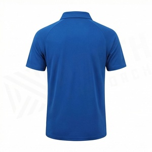 เสื้อโปโลผู้ชายผ้าฝ้ายระบายอากาศดี แขนสั้น เรียบง่าย เหมาะสำหรับกอล์ฟ กิจกรรมกลางแจ้ง สวมใส่สบาย มีกระเป๋าเสื้อ  สีตามสั่ง - Product Image 2