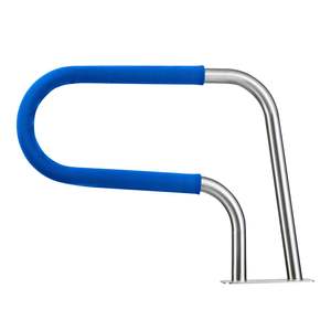 Main courante de piscine en acier inoxydable 304 robuste de 31 x 22 pouces, capacité de charge de 220 livres, manchon antidérapant détachable, dispositif d'assistance riche - Product Image 1