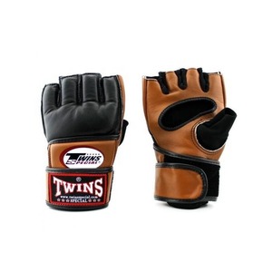 Gants de MMA en cuir unisexes de qualité supérieure, personnalisables, demi-doigts, fermeture auto-agrippante, professionnels, pour adultes, arts martiaux - Product Image 2