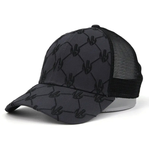 Casquette de baseball unisexe à 6 panneaux en maille avec motif lettres imprimé par transfert thermique, ajustement réglable, style décontracté, pour le printemps et l'été - Product Image 6