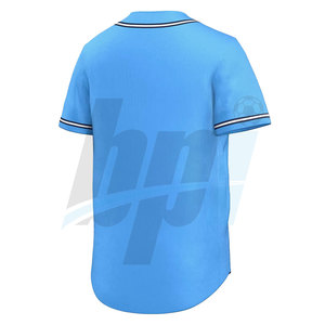 Pakistan Manufacturer Baseball Jersey Button <b>Down</b> Baseball Jersey Solid Color Baseball Jersey - Product Image 2