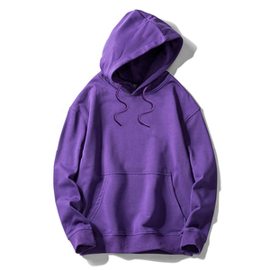 Sudadera con Capucha Oversize para Hombre, Forro Sólido Ecológico, Algodón Suave, Felpa Francesa, con Cordón Ajustable y Bolsillo Canguro - Product Image 6
