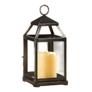 Wholesale Black Metal Hanging <b>Lantern</b> <b>Candle</b> Holder With Clear Glass Panels Iron Classic Style Indoor Outdoor Decorative <b>Lantern</b> - Product Image 3