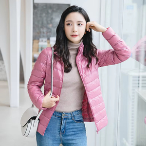Manteau d'hiver pour femmes 2026, nouvelle veste en duvet de canard blanc ultra légère, coupe slim, portable, coupe-vent, doudoune pour femmes - Product Image 4