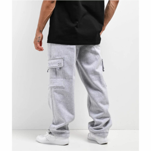 Baggy Sweatpants Straight Leg Heavyweight <b>Stacked</b> Camo Flared Cargo Pocket Trousers High Quality Custom Logo Printed Pants - Product Image 4