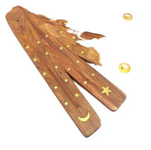 Wholesale FAIZA CRAFT Eco-Friendly Portable Wood Incense Stick Holder Burners Ash Catcher Chinese Aromatic <b>Summer</b> Custom Incense - Product Image 4