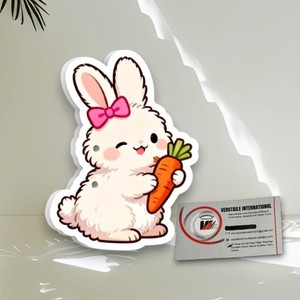 Plaque magnétique en acrylique tendance pour extensions de cils, motif papillon, lapin, carotte, cœur, diamant, fleur - Product Image 4
