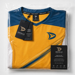 เสื้อกีฬาสำหรับงานแข่งขัน เสื้อเจอร์ซีย์แพเดลแบบกำหนดเองสำหรับการแข่งขัน แห้งเร็ว ผลิตจากผ้าไมโครเมช เสื้อทีมกีฬา - Product Image 6