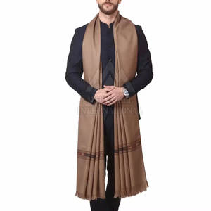 High Quality Men's <b>Wool</b> Pashmina <b>Cashmere</b> Shawl Classic Solid Color Long Wrap Soft <b>Fabric</b> Breathable Winter Quick Dry - Product Image 2