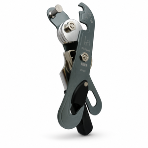 Descensor de Escalada en Roca A902 con Certificación CE EN341, Autoblocante de Aluminio, para Cuerdas de 9-12 mm, Resistencia de Rotura de 2kN, Grabado en Relieve - Product Image 4