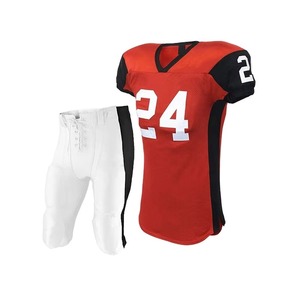 Uniforme de football américain surdimensionné personnalisé en sublimation, respirant, à séchage rapide, anti-transpiration et antibactérien, vente en gros - Product Image 5