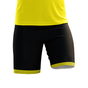 Ensemble de maillots de football personnalisés sublimés, noir et jaune rayé, respirant, manches courtes, vêtements de sport pour hommes, toutes saisons - Product Image 5