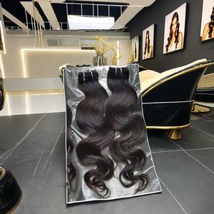 Vente En Gros 12A Grade Cuticules Alignés Vendeurs Raw Virgin Paquets de Cheveux Vietnamiens 40 Pouces de Cheveux Humains, Extension de Cheveux Humains Indiens - Product Image 4