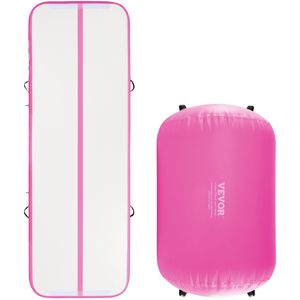 2 PCS Colchoneta Inflable para Gimnasia con Bomba Eléctrica, Rodillo de Aire y Set de Accesorios para Entrenamiento de Gimnasia - Product Image 1