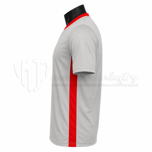 Camiseta de Fútbol Personalizada Blanca y Roja de Manga Corta, Uniforme Deportivo para Equipos, Fabricante OEM ODM, Ropa Deportiva al por Mayor - Product Image 5