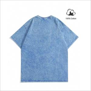 T-shirt surdimensionné en coton 100% délavé à l'acide pour hommes, impression DTG, logo vintage, streetwear, tee-shirt graphique, fabricant sur mesure, vente en gros. - Product Image 3