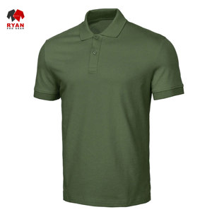 เสื้อโปโลดีไซน์สั่งทำพิเศษสำหรับผู้ชายจาก Ryan Pro Gear เนื้อผ้าระบายอากาศได้ดีและสวมใส่สบาย ปกคอเสื้อพับได้ ลายเรียบ - Product Image 4