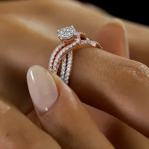 Luxury Design <b>Diamond</b> <b>Ring</b> for Engagement Wedding Daily Wear and Party Occasion Use for World Wide Export Price - Product Image 2