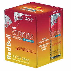 Vente en gros de Red Bull Fuji Apple Ginger sans sucre 355ml édition limitée hiver, boisson énergisante en gros - Product Image 2