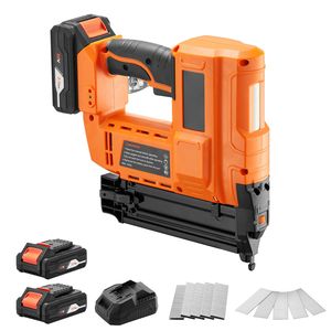 2 in 1 Cordless 18 Gauge Brad Nailer & <b>Staple</b> Gun 20V Battery Powered 500pcs Nails & <b>Staples</b> 2 X 2 - Product Image 4