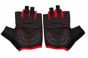 Meilleurs Gants de Fitness Demi-Doigts Populaires 2026 Noirs et Rouges en Maille Respirante Antidérapants pour Entraînement en Salle de Sport - Product Image 2