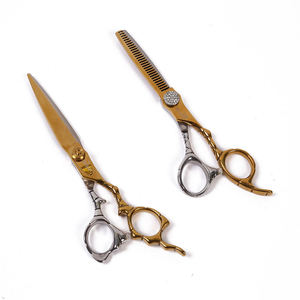 Ciseaux de coiffure 6'' en acier inoxydable JP, ensemble de ciseaux de barbier professionnels pour la coupe de cheveux, avec sac inclus - Product Image 1