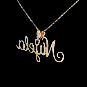 Collar con nombre personalizado de plata y moissanita, colgante de corazón con diamantes, joyería hip hop personalizada, regalo para mujer - Product Image 6