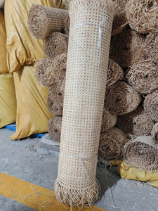 Bulk Natural Fine Open Woven Rattan Webbing Roll Light Color Chair Re-<b>Caning</b> Supplier Vietnam - Product Image 5