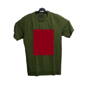 Camiseta de manga corta con cuello redondo de 180gsm para hombre, camiseta informal con estampado en relieve transpirable de secado rápido para mujer - Product Image 1