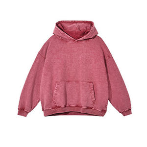 เสื้อฮู้ดสีชมพูทรงปกติ ยูนิเซ็กส์ สไตล์ลำลอง ผ้าฝ้ายเฟรนช์เทอร์รี่แบบซักแล้ว สวมใส่สบาย ระบายอากาศได้ดี ลายตัวอักษร เหมาะสำหรับฤดูหนาว - Product Image 3