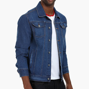 Chaqueta de Mezclilla para Hombre, Estilo Urbano, Manga Larga, 100% Algodón, Nueva Colección, Fabricación Directa de Fábrica, Venta al Por Mayor Personalizada - Product Image 3