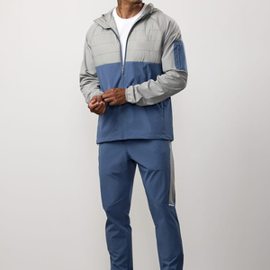 Custom Manufacturers Nylon <b>Jacket</b> and Nylon Tracksuit Pants Joggers Reflective Windbreaker Sweatsuit Tracksuit for Men - Product Image 1